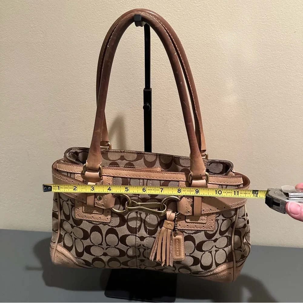 Coach Hampton Signature C Satchel. Y2K. 2006.  Style number 10507. - Picture 7 of 10